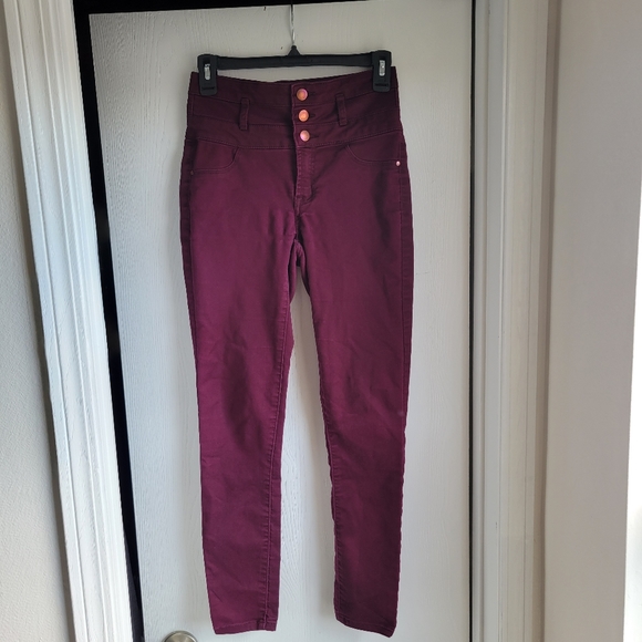 Maroon skinny pants - Picture 4 of 6